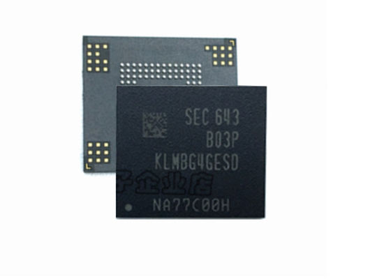 中国 KLMBG4GESD-B03P移動式EMMCのメモリー チップ、32gb Emmc 5.0の抜け目がない貯蔵1.8/3.3v 工場